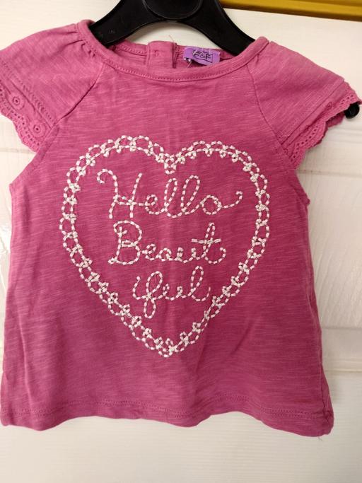  — Baby girls pink top size 6-9 months