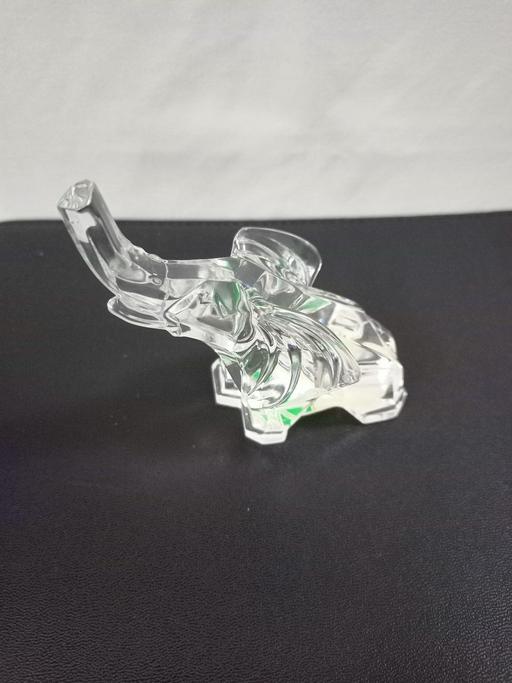  — KRISTAL COLOR LEAD CRYSTAL ELEPHANT ITALY.