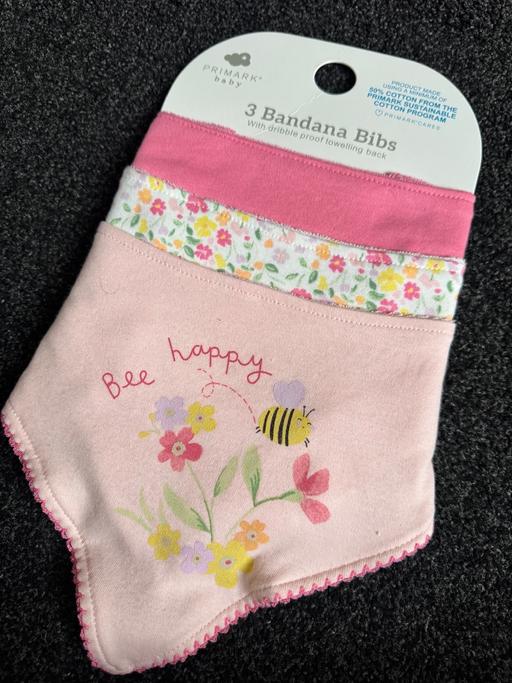  — Baby girl bibs