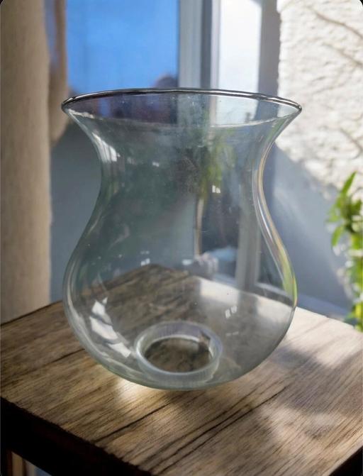 — Clear glass oil lamp chimney replacement