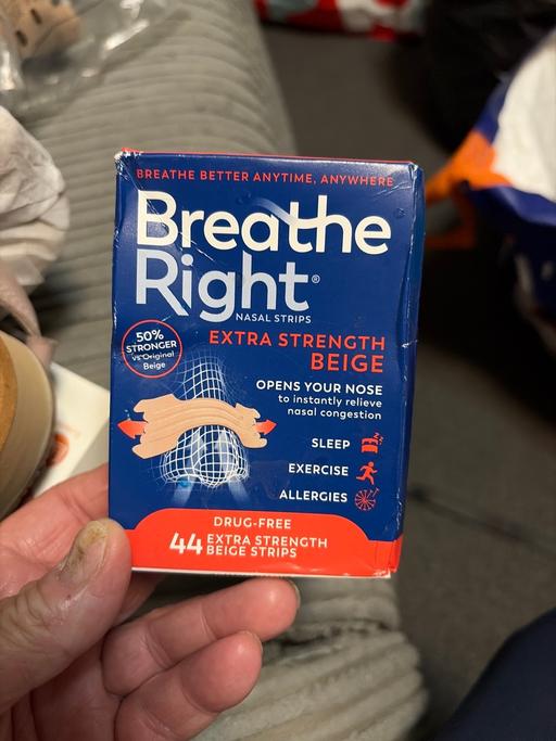  — Breathe right nasal strips