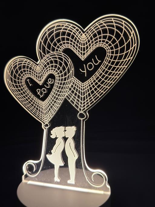  — I Love You Couple LED Lamp
