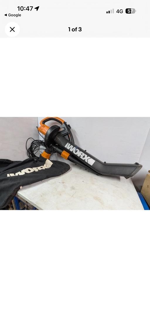  — Worx blower vaccume