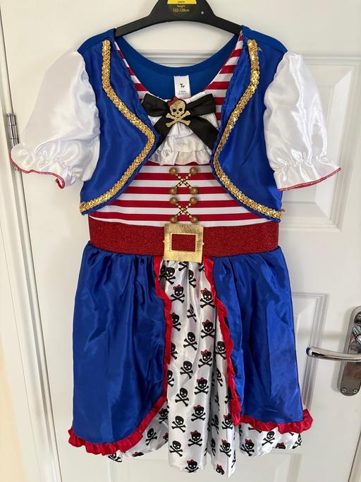  — Girls Pirate Costume/Dress & Headband
