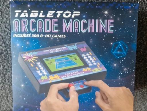  — brand new tabletop arcade machine