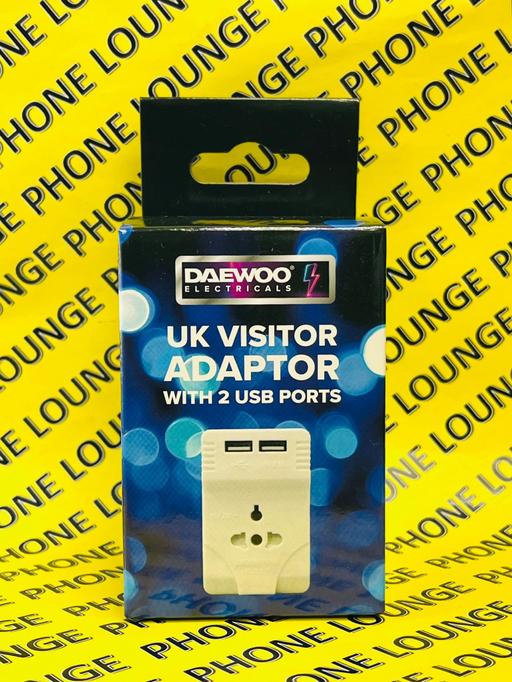  — Daewoo UK Visitor Travel Plug with Usb x2
