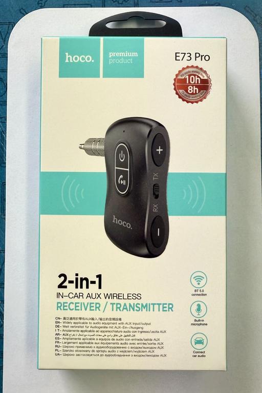  — Hoco E73 Pro 2-in-1 Wireless Car AUX
