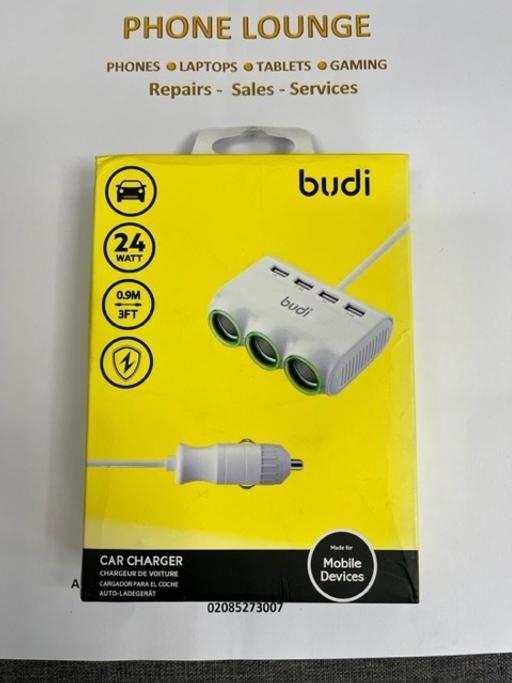  — Budi 4 USB port with 3 Car Charger Port
