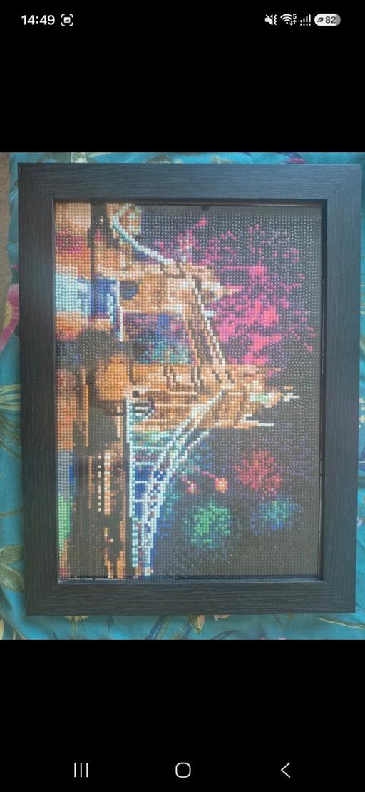  — london bridge diamond art wall decor
