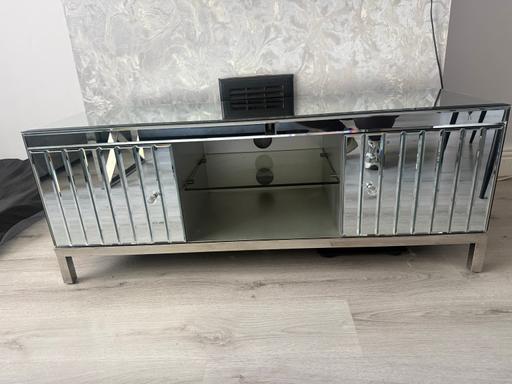  — Mirror Tv Stand with storage