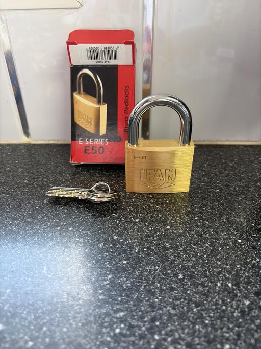  — Brass padlock