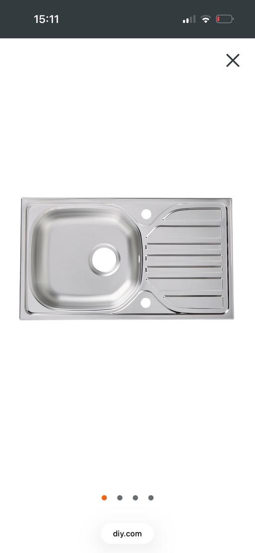  — Stainless steel kitchen sink brand new