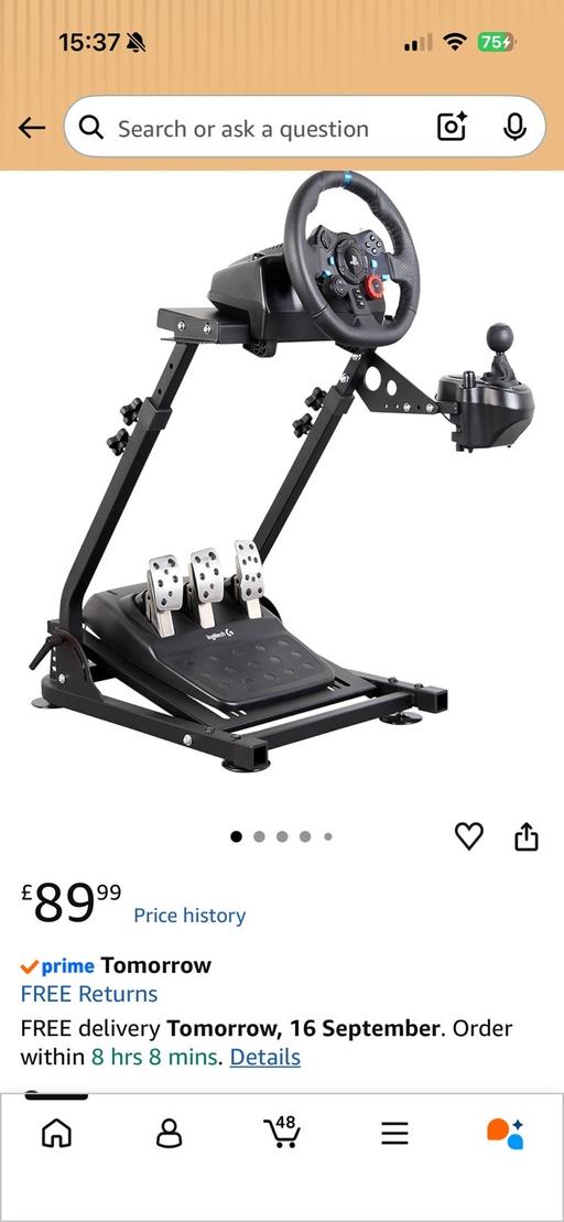  — Steering wheel stand