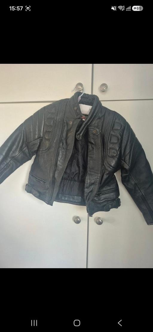  — ladies leather jacket