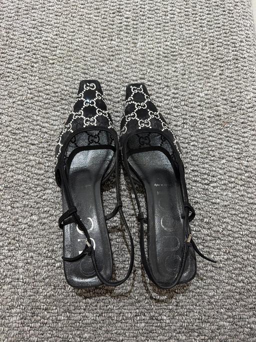  — Gucci kitten heel evening shoes