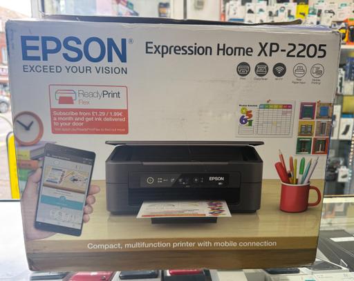  — Epson XP-2205 Wi-Fi Printer New Ink Required