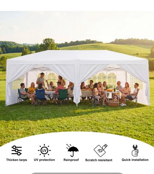  — Pop Up Gazebo with Side Panels, 6x3m, Waterpr