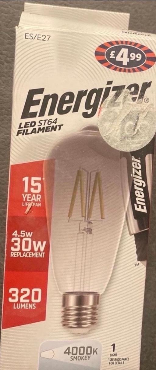  — Energizer light bulb