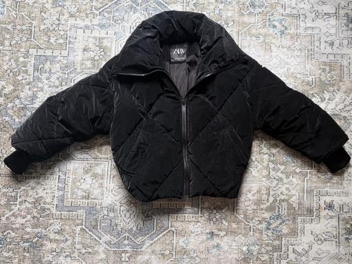  — Zara Black Heat Power Puffer