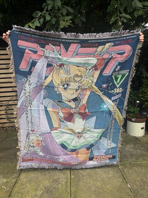  — Sailor Moon Woven Anime Blanket Tapestry Rug