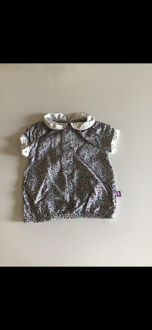  — Little Bird Floral blouse 9/12