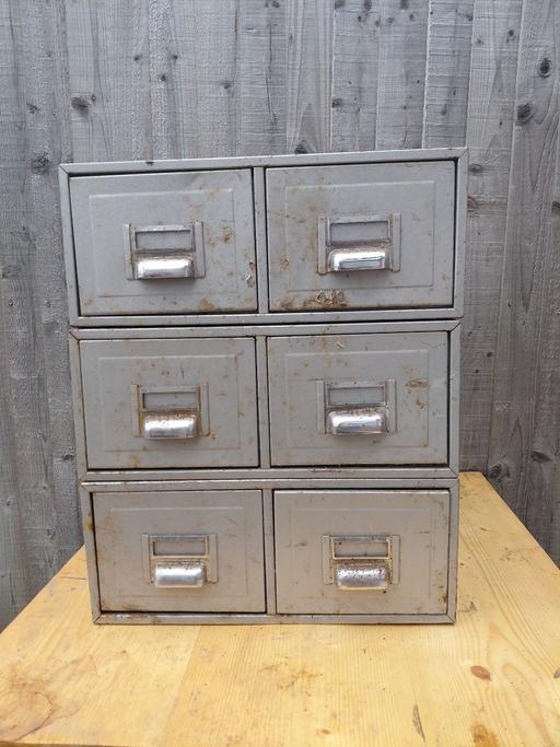  — THREE 2 DRAW METAL FILING CABINETS.