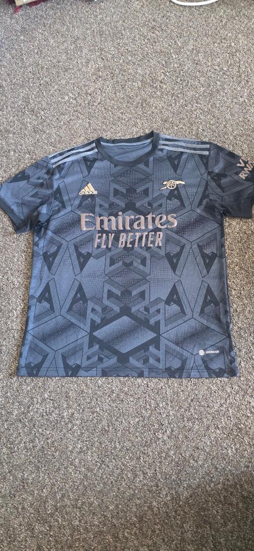 — Arsenal Mens 22-23 Black Away Football Shirt