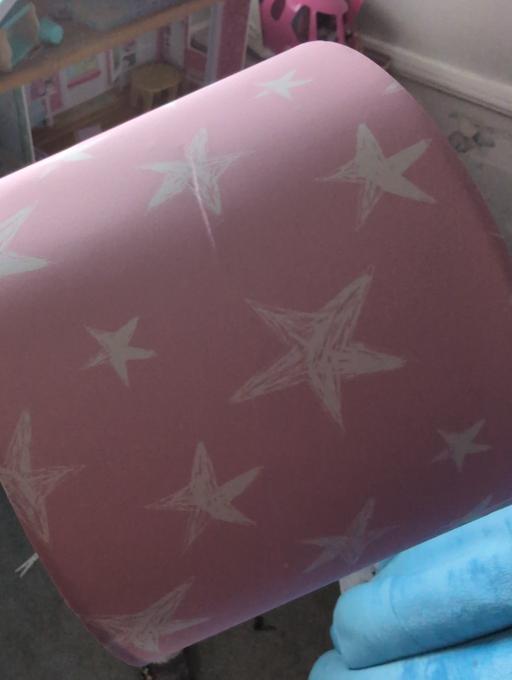  — pink star lampshade