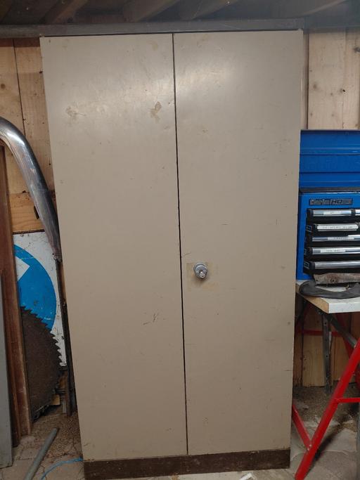  — Industrial used metal storage cabinet. 6'x 3'