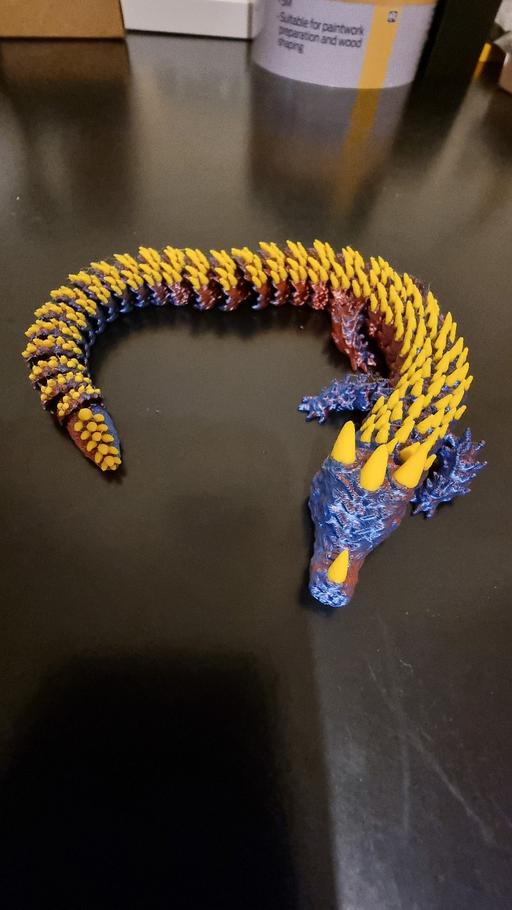  — 3d printed articulated Chinese dragon