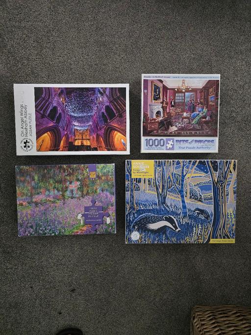  — 4 x 1000 piece jigsaws £1 each