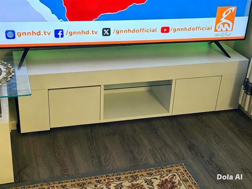  — Modern White TV / Media Unit