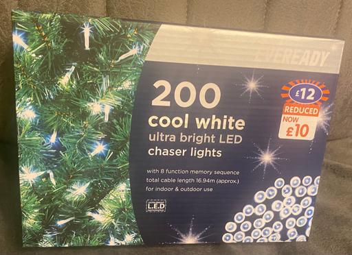  — 200 cool white led chaser lights