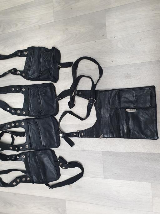  — 3 Leather    man bags