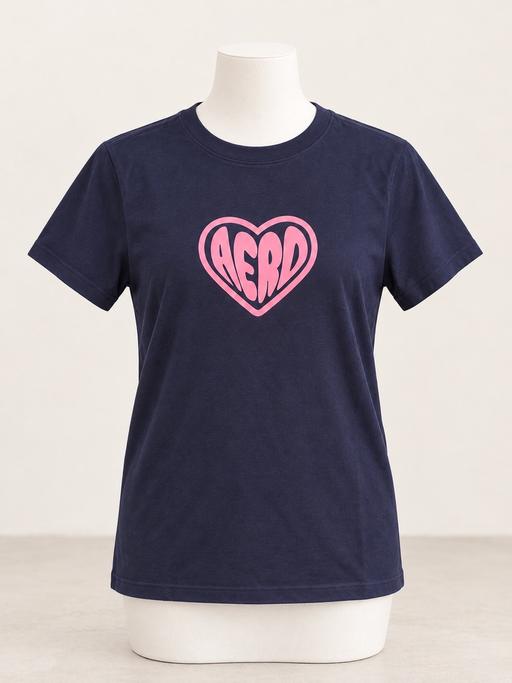  — Brand New Aeropostale Navy T-Shirt with pink