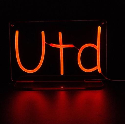  — Utd - Neon light sign