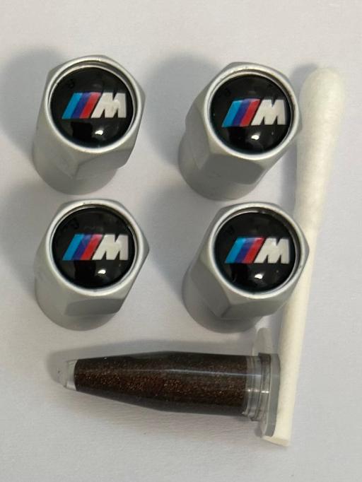  — BMW M Tyre valve caps with grease