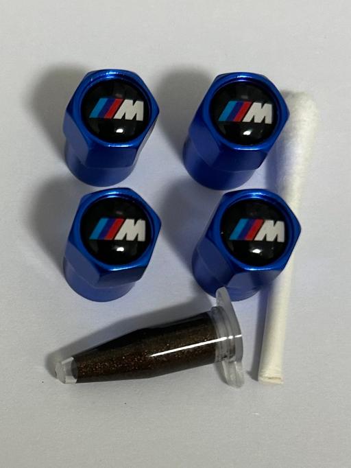  — BMW M Tyre valve caps with grease