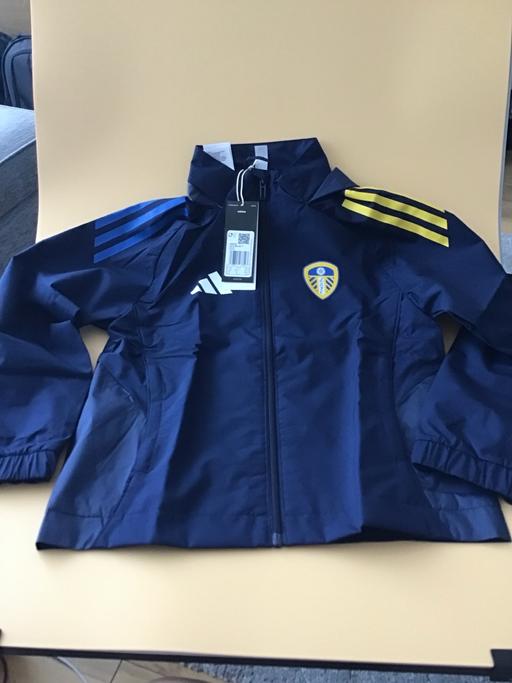  — Adidas Leeds United training jacket - age 7/8
