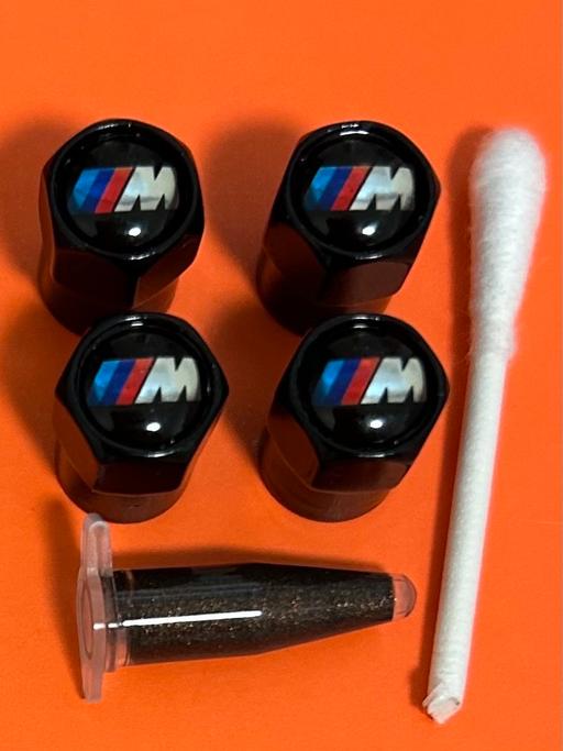  — BMW M Tyre valve caps with grease