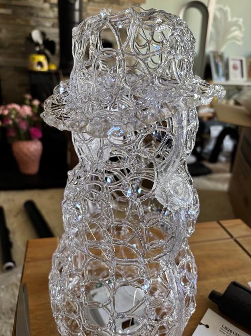  — 39cm acrylic snowman