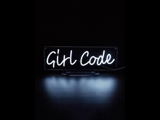  — Girl code - Neon light sign