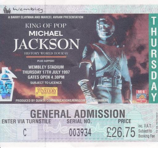 — Michael Jackson London Wembley Concert 1997