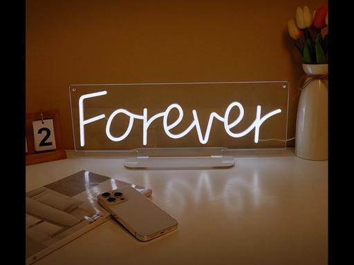  — Forever - Neon light sign
