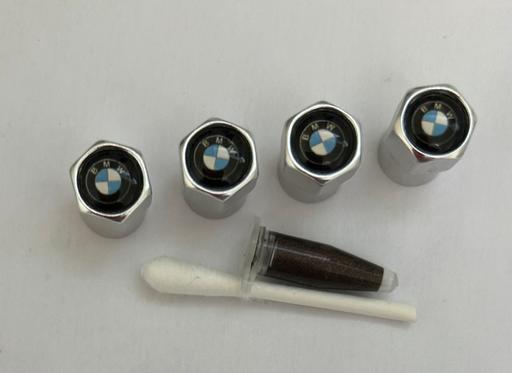  — BMW Chrome Tyre valve caps with grease