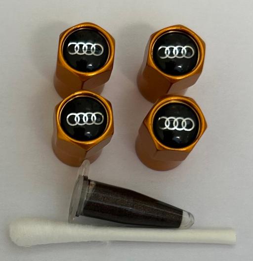  — Audi Tyre valve caps with grease