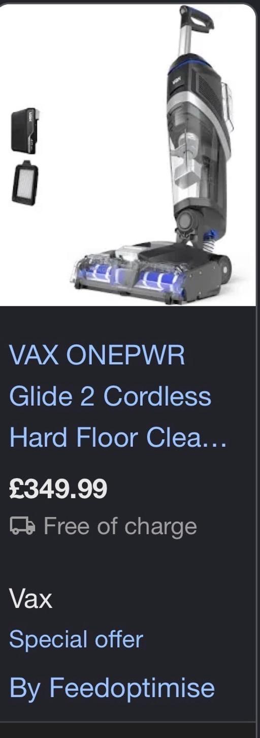  — Vax cordless glide