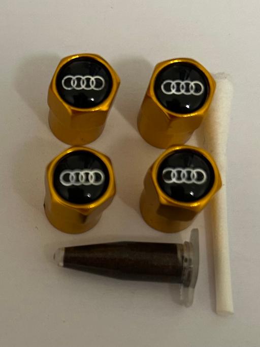  — Audi Tyre valve caps with grease