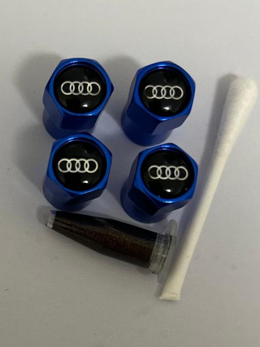  — Audi Tyre valve caps with grease