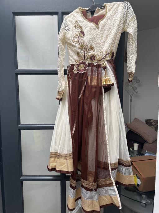  — Brown desi dress